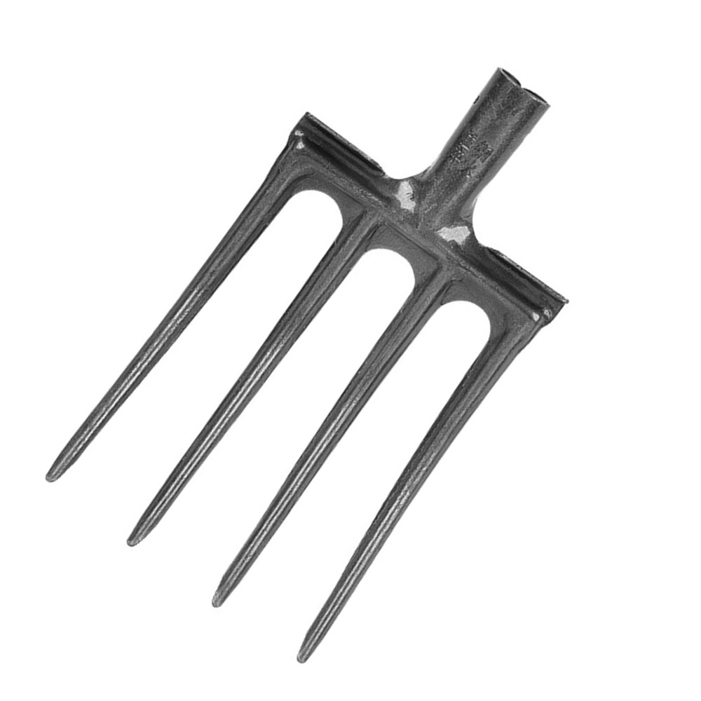 Spade Digging Fork - 튼튼한 고탄소강 4날 파종용 포크, 파손