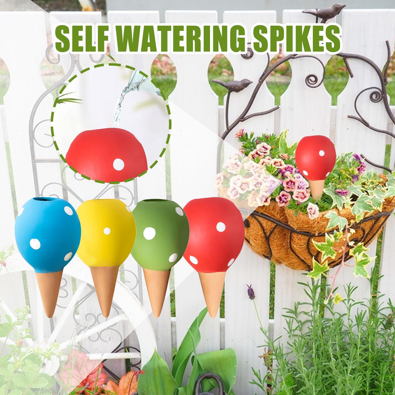 테라코타 자동 급수 스파이크, 화분용 자동 물방울 관개 - Automatic Plant Waterer 리뷰 및 가격